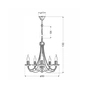 Люстра Candellux MUZA (35-69170) - уменьшенное изображение 2