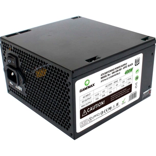 Блок живлення Gamemax GM-400-80+APFC Black зображення 1