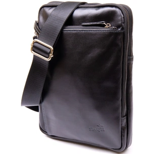 Сумка Shvigel З натуральної шкіри Чорна (11281) зображення 1