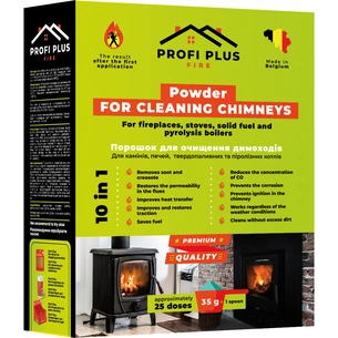 Засіб для чищення камінів Profi Plus Порошок для очищення димоходів 900 г (5414528003903) зображення 1