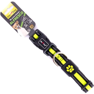 Нашийник для тварин GimDog Alfresco неопрен 35-51 см/25 мм жовтий (8009632059471) зображення 1