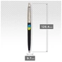 Ручка кулькова Parker JOTTER 17 Originals UKRAINE Black CT BP Тризуб фігурний на тлі прапора (15632_T1026u) - зменшене зображення 3