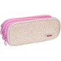 Пенал Cool For School з блискітками 3 відділення рожевий (CF87050) - зменшене зображення 1