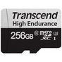 Карта пам'яті Transcend 256GB microSDXC class 10 UHS-I U3 High Endurance (TS256GUSD350V) - зменшене зображення 1
