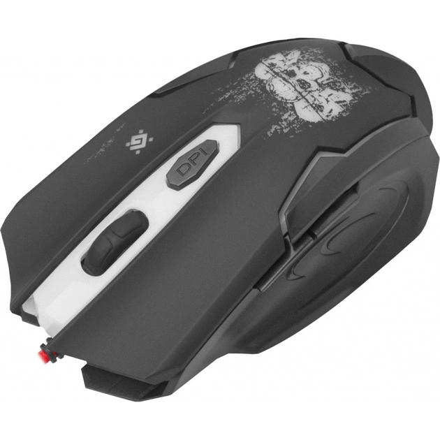 Мишка Defender Skull GM-180L Black (52180) - зображення 1