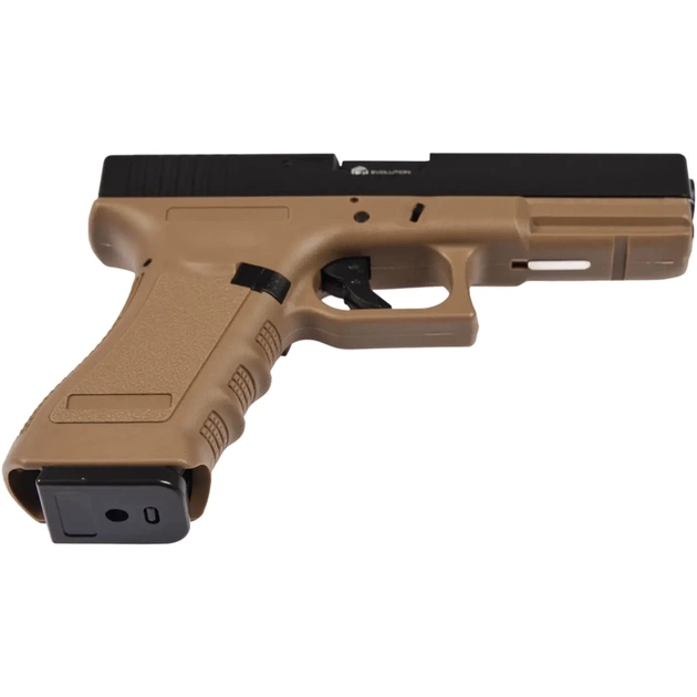 Страйкбольний пістолет Evolution E017 Gas 6 мм Tan (EP0217-T) - picture 3