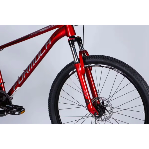 Велосипед Formula 27.5" MOTION DD рама-16" AL 2026 червоний з сірим (OPS-FR-27.5-295) - зображення 4