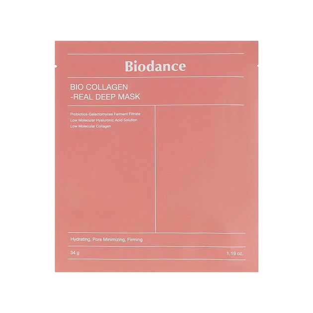 Маска для обличчя Biodance Bio Collagen Real Deep Mask Sheet 34 г (8809937360834) - picture 1