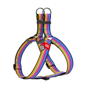 Шлея для собак WAUDOG Nylon з QR паспортом "Лінія 1" пластиковий фастекс XL (324-0006) изображение 1