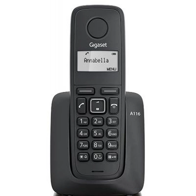 Телефон DECT Gigaset A116 Black (S30852H2801S301) - picture 2