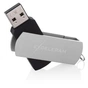 USB флеш накопичувач eXceleram 64GB P2 Series Silver/Black USB 2.0 (EXP2U2SIB64) - зменшене зображення 3
