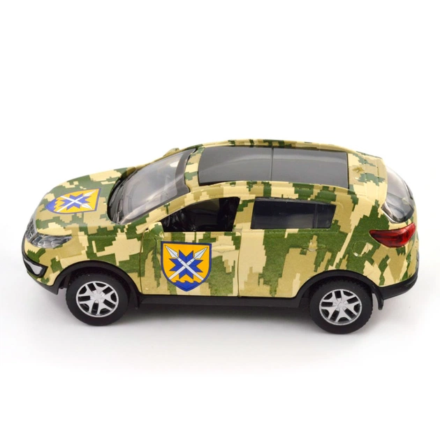 Машина TechnoDrive Автомодель серії Шеврони Героїв - Kia Sportage R - 56 ОМПБр (250362M) - picture 9