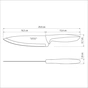 Кухонний ніж Tramontina Plenus Black Chef 178 мм (23426/107) - зменшене зображення 5