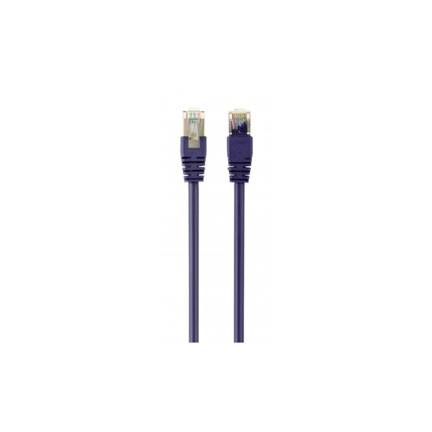 Патч-корд 0.5м FTP cat 6 CCA violet Cablexpert (PP6-0.5M/V) - изображение 1