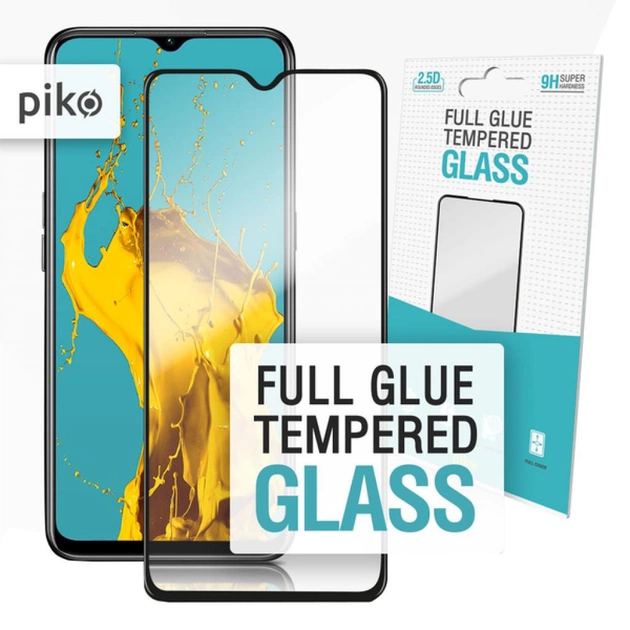 Стекло защитное Piko Full Glue Oppo A31 2020 (black) (1283126502781) - изображение 1