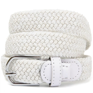 Ремінь Vintage Текстильний жіночий Білий (20545) зображення 1