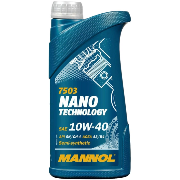 Моторна олива Mannol NANO TECHNOLOGY 1л 10W-40 (MN7503-1) - зображення 1