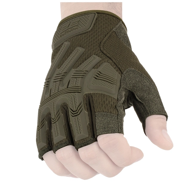 Тактичні рукавички 2E безпалі XL зелені (2E-TACTGLOSUM-XL-OG) - picture 7
