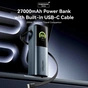 Батарея универсальная Vention 27000mAh 100+10W PD/3.1, UFCS, PPS, TFT Display, gray (FKGH0) - уменьшенное изображение 3