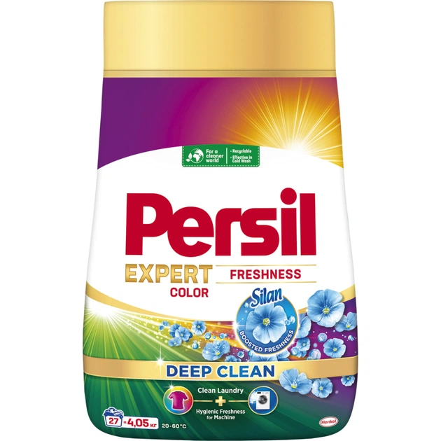 Стиральный порошок Persil Expert Deep Clean Автомат Color Свежесть от Silan 4.05 кг (9000101806168) - изображение 1