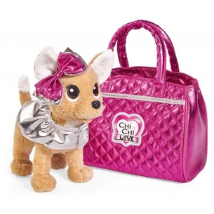М'яка іграшка Chi Chi Love Чихуахуа Фешн Модний гламур з накидкою бантом та сумочкою (5893125) зображення 1
