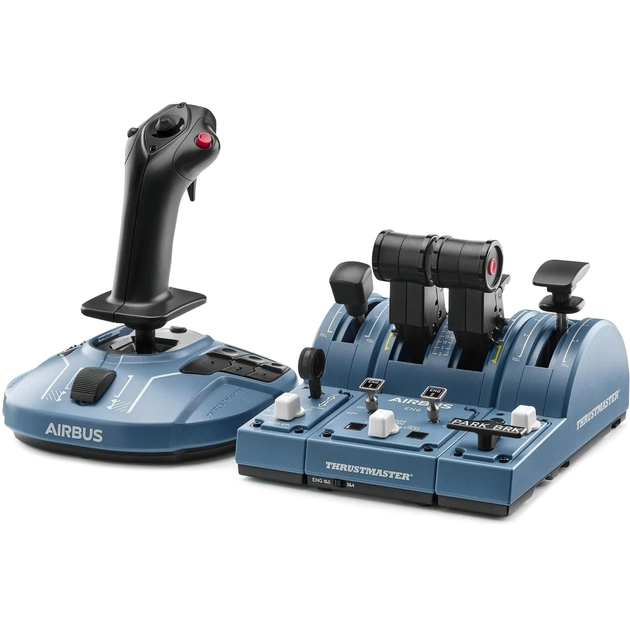 Геймпад ThrustMaster З важелем керування двигуном для PC\Xbox TCA Captain Pack x Airbus (4460217) - зображення 1