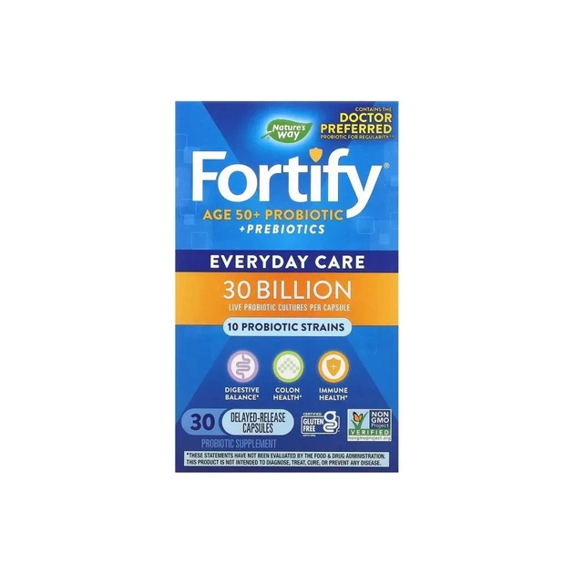 Пробіотики Nature's Way Пробіотики та пребіотик для дорослих 50+ з відстроченим у (NWY-10293) - зображення 2