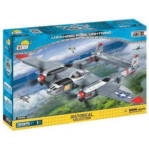 Конструктор Cobi Друга Світова Війна Літак Локхід П-38 «Лайтнінг», 395 деталей (COBI-5539) зображення 1