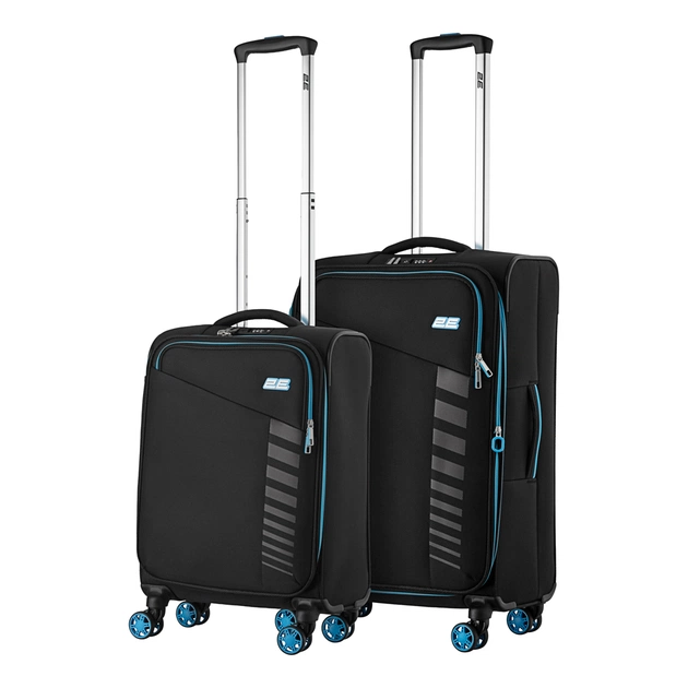 Набір валіз 2E Trek (M+S), чорні (2E-SPE-TREK-SET4-BK) - зображення 3