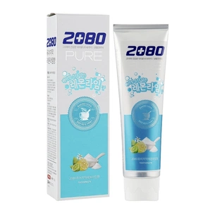 Зубна паста Aekyung 2080 Baking Soda Lemon Lime Blue Toothpaste 125 г (8801046287705) зображення 1