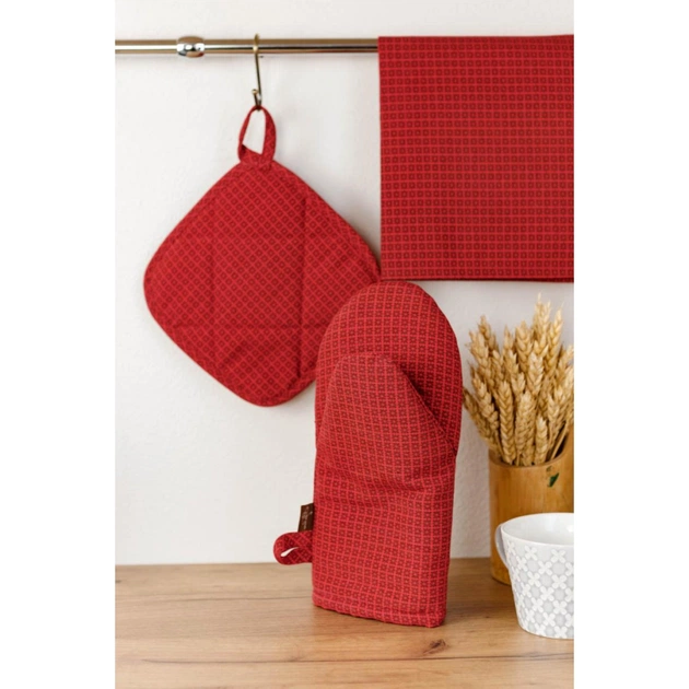 Кухонна прихватка Прованс Merry Christmas червона 20х20 (031454) - picture 5