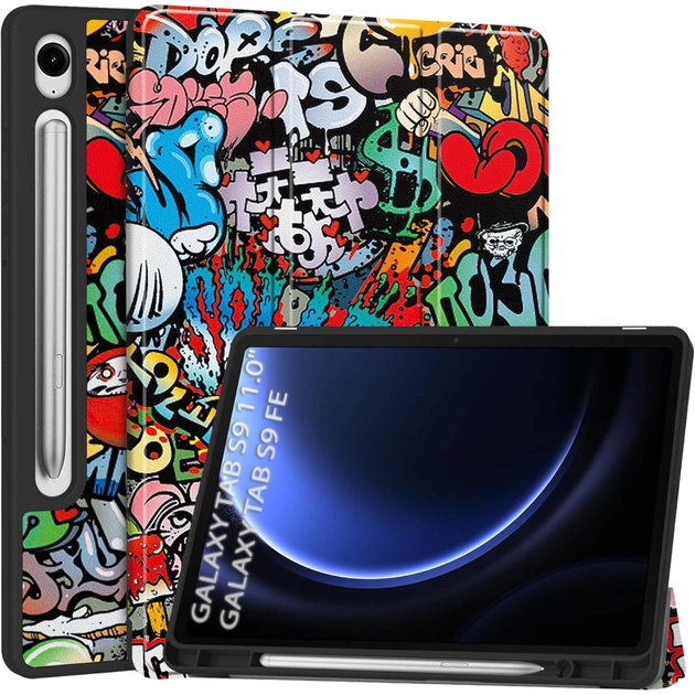 Чохол до планшета BeCover Flexible TPU Mate Samsung Tab S9 (SM-X710/SM-X716)/S9 FE (SM-X510/SM-X516B) 11.0" Graffiti (712534) - picture 1
