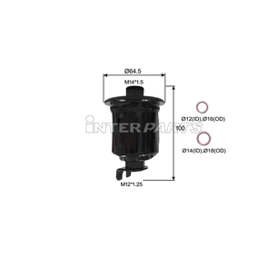 Фільтр паливний Interparts IPF-109 зображення 1