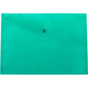 Папка - конверт Buromax А4, with a button, turquoise (BM.3926-15) зображення 1