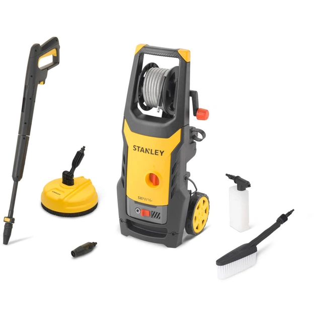 Мийка високого тиску Stanley 1.6 кВт, 125 бар, шланг 6 м (SXPW16E) - picture 1