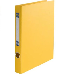 Папка - реєстратор Buromax А4, 2 rings/30mm, ширина 40mm double sided, PP, yellow (BM.3101-08) зображення 1