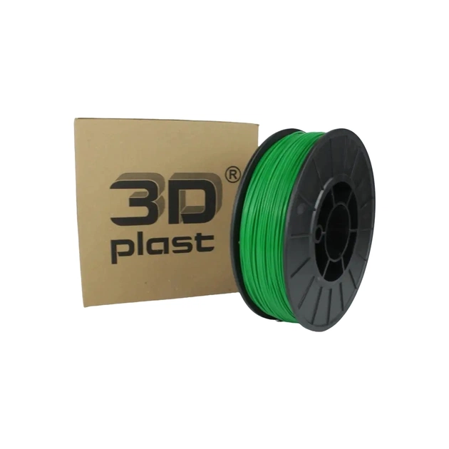 Пластик для 3D-принтера 3Dplast PLA 1.75мм, 0.85кг, green (3DPLA17508GR) - изображение 1
