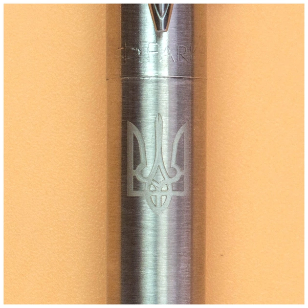 Ручка кулькова Parker JOTTER 17 UKRAINE SS CT BP Трезубец білий (16132_T001w) - picture 2