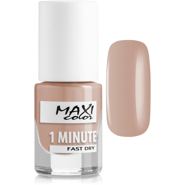Лак для нігтів Maxi Color 1 Minute Fast Dry 028 (4823082004379) - picture 1