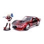 Машина Jada Шевроле Корвет Стінгрей металева з фігуркою Харлі Квін 1:24 (253255019) - зменшене зображення 1