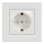 Розетка Schneider Electric ASFORA зі штор. біла (EPH2900221) - уменьшенное изображение 1