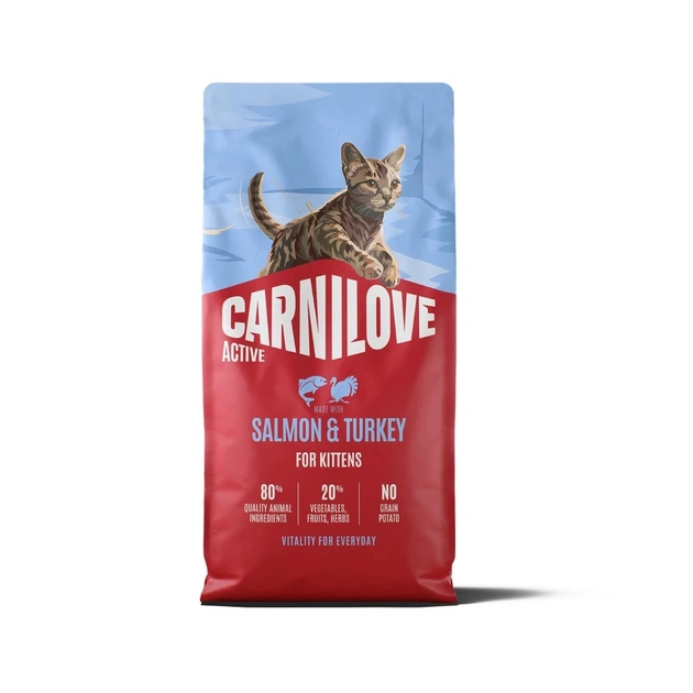 Сухой корм для кошек Carnilove Active Salmon & Turkey Kitten 6 кг (8595602581511) - изображение 1