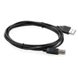 Кабель для принтера USB 2.0 AM/BM 1.8 m Vinga (VCPDCAMBM1.8BK) - зменшене зображення 3