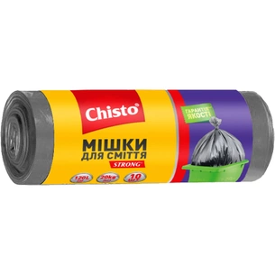 Пакети для сміття Chisto Strong 120 л 10 шт. (4823098407898) зображення 1