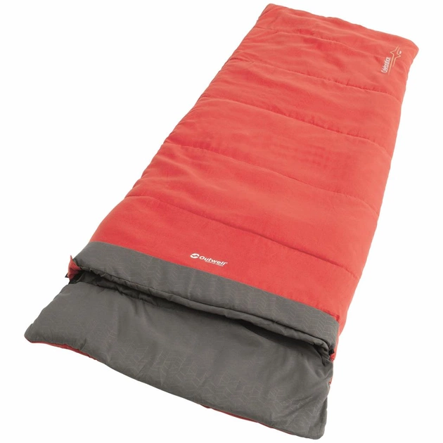 Спальний мішок Outwell Celebration Lux +4C Red Left (928838) - зображення 1