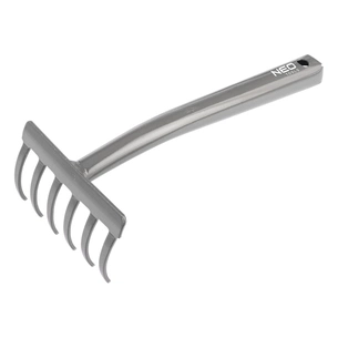 Граблі Neo Tools садові, ширина 11.2см, 6 зубців, 28.5см, сталь, 0.28кг (95-024) зображення 1