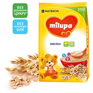 Дитяча каша Milupa безмолочна Вівсяна 170 г (5900852930089) изображение 1