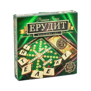 Настільна гра Danko Toys Ерудит Premium series (Erudite Premium series) (укр - рос.) (G-ER-U-01) зображення 1