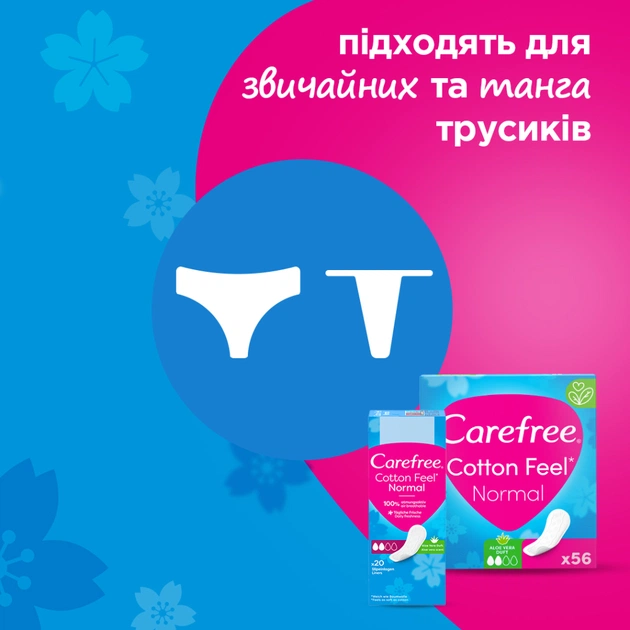 Щоденні прокладки Carefree Cotton Feel FlexiForm 30 шт. (3574661257044) - picture 6
