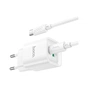 Зарядний пристрій HOCO C147A Charm 1xUSB-C PD20W + 1xUSB QC3.0 + cable USB-C to USB-C White (6942007630290) - зменшене зображення 6